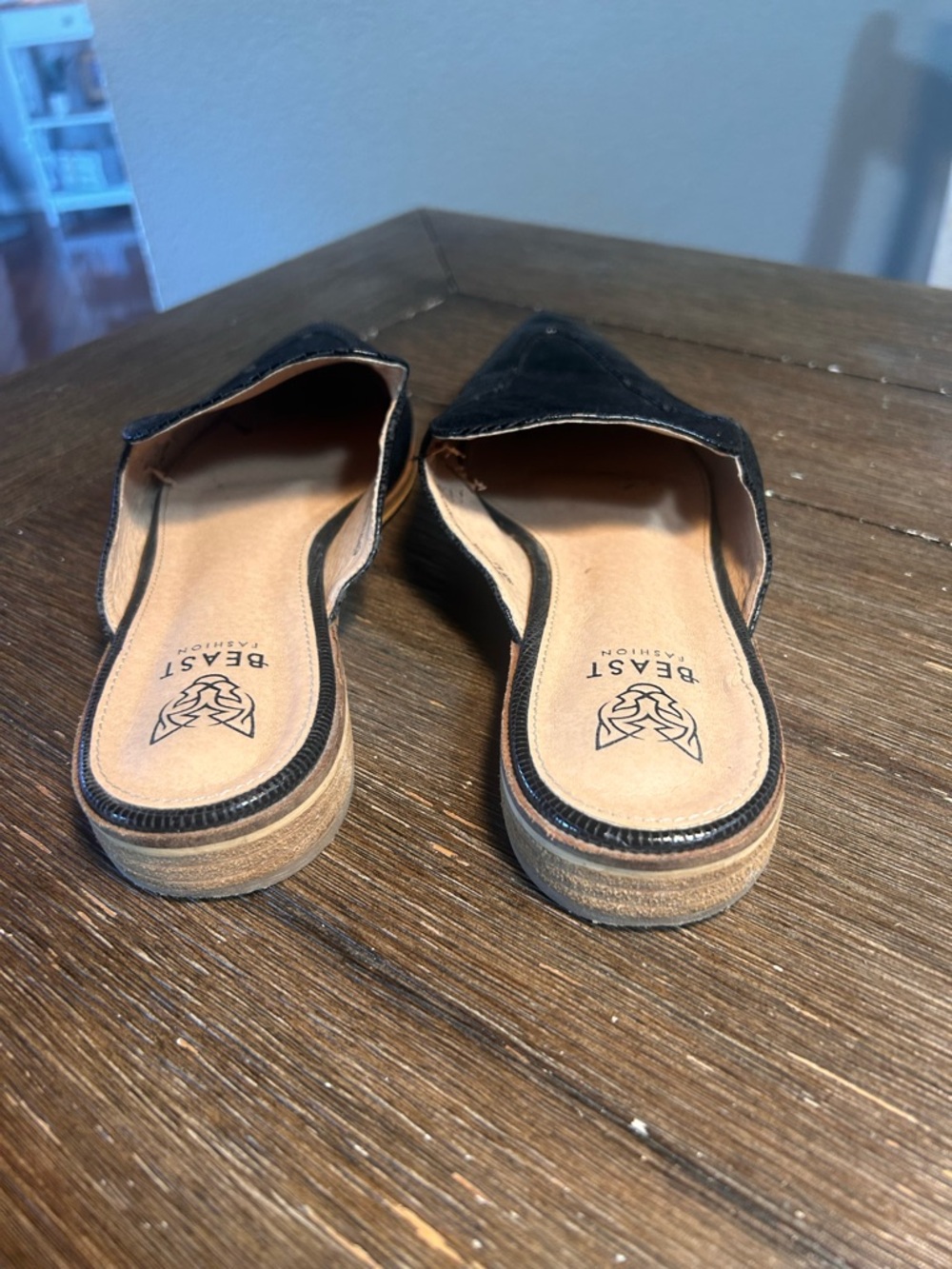 Beast Fashion black mules size 8.5 - Picture 6 of 8